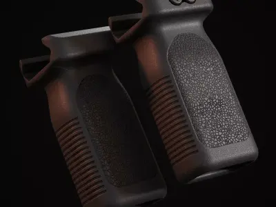 Foregrip Low-poly 3D model buy