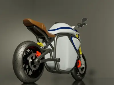 Motorcycle Prototype Design 1 Free 3D model