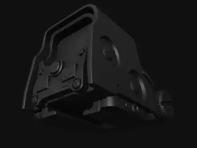 Holographic Sight Custom Low-poly 3D model