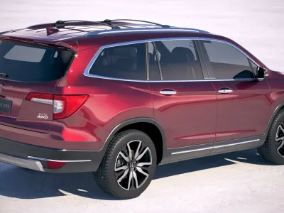 Honda Pilot 2019 3D model purchase