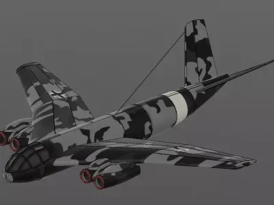 Messerschmitt 1101-14 3D print model purchase