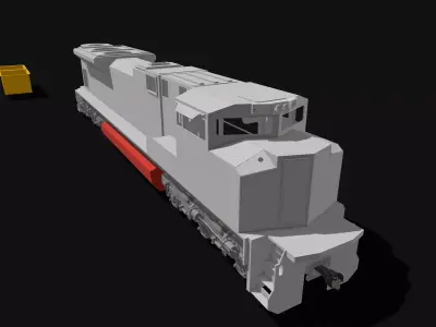 SD70ace to build yourself 1-12 Scale 3D print model