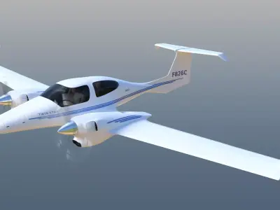 Diamond DA42 Twin Star 3D model