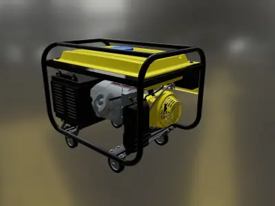 5000W Generator 3D model