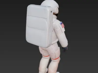Man Astronaut Spacesuit Cosmonaut  3D model