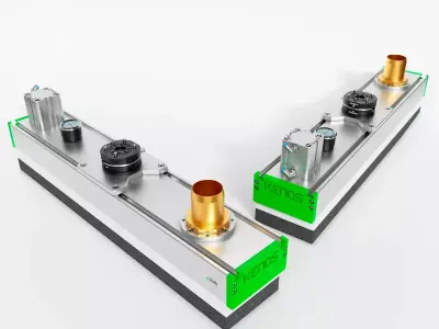 Vacuum suction cup automated handling fixture 3D model