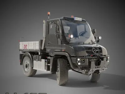 Unimog U423 - Rigged V2 1 Update October 2021 3D model