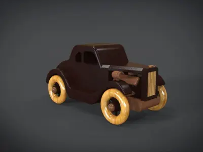 1935 Five-Window Hot Rod 3D print model