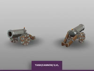  3D model CARTOON VEHICLES pack Low-poly 3D model