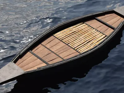 Bangladeshi boat 3D model