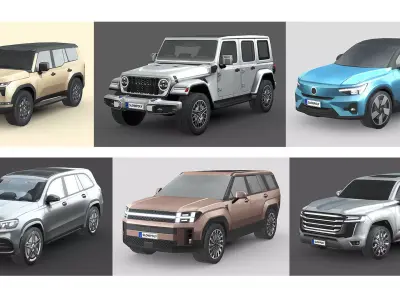 Low-Poly Car Pack 001 - SUV Sensation