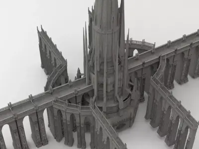 Arch Magician Tower Palace 8  3D model