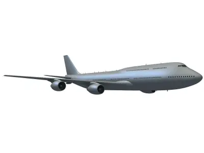 Aerial Scene for Aircraft 3D model