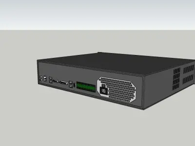 Network Video Recorder Low-poly 3D model