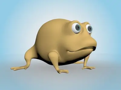 Desert Rain Frog 3D model