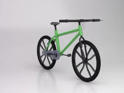 bicycle 3D model mountain bike 3D model
