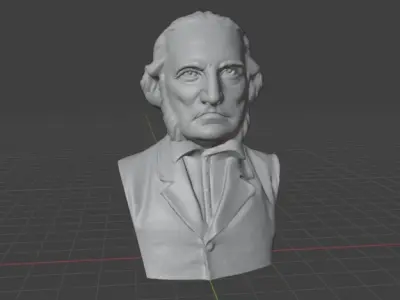 John James Audubon 3D print model