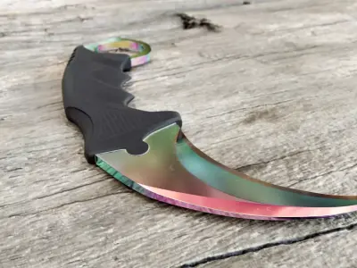 Karambit knife CS GO    Low-poly 3D model