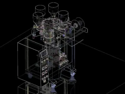 packaging machine 3D model purchase