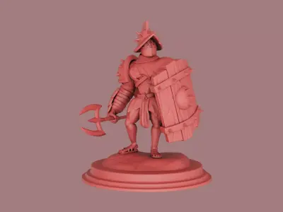 Gladiator - Spartan Warrior  3D print model