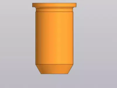 Cylindrical Bushing Sleeve - Mechanical Bearing Part 3D model