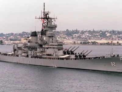USS NEW JERSEY Warship 3D model