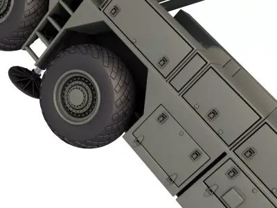 Polonez Multiple Launch Rocket System 3D model