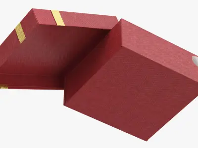 Baccarat Rouge 540 Extrait Perfume Gift Box with Rose Petals 3D model