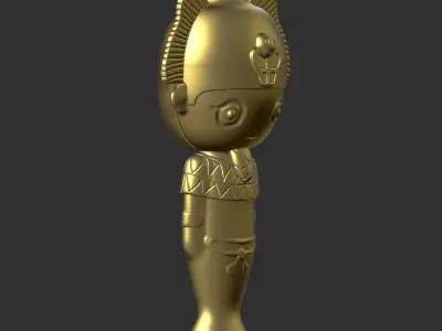 God Osiris high poly ready for 3d print 3D model