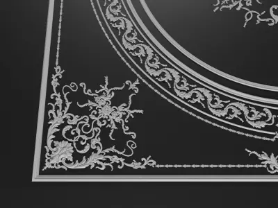 classical ornament  decor  Free 3D model