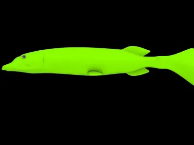 3d model  mold pike plastic lure 3D model
