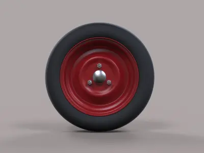 Wheel of scooter 3D model