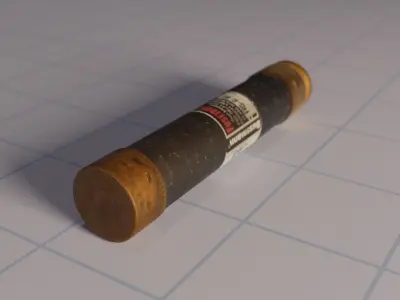 60 Amp Fuse 3D model