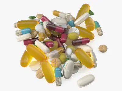 Pills Collection 3D model