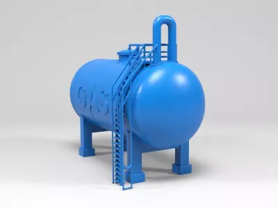 Gas tank 3D print model