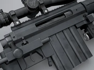 CHEYTAC M200 Low-poly 3D model purchase