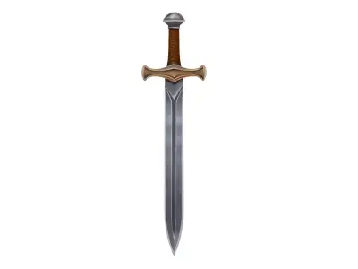Stylized Medieval Sword Low-poly 3D model purchase
