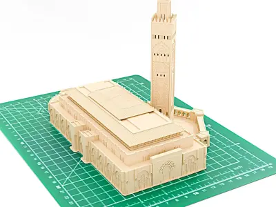 Hassan II Mosque 3D model purchase