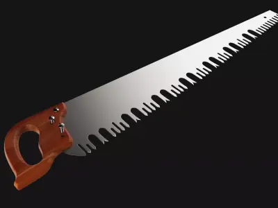 Tuttle teeth saw 3D model