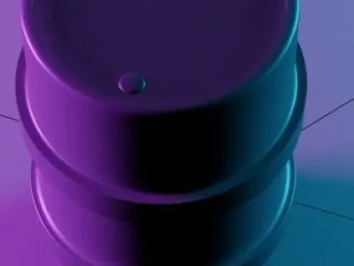 Low Poly Barrel 3D Model Low-poly 3D model purchase