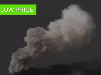 3D Smoke Low Price Series 3D model