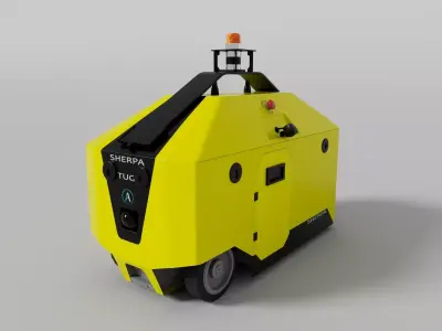 Sherpa Machine Rig Model package carrier 3D model