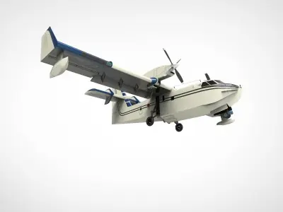  Bombardier CL-415 3D model