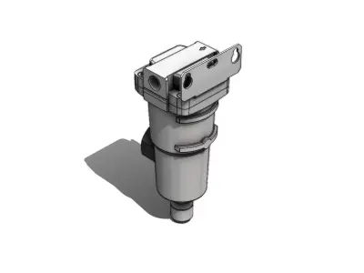 Separador de Agua SMC AMG150C F02BD Water Separator 3D model