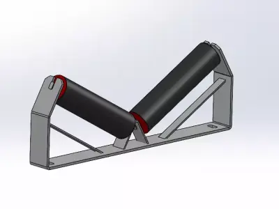 Parametric Conveyor Station  SolidWorks Configurable Model 3D model