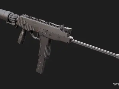 MP9  TP9 Low-poly 3D model