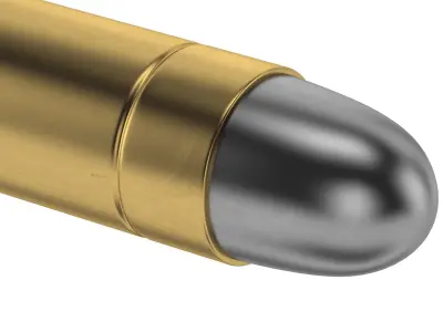 Bullet 38 ACP Low-poly 3D model