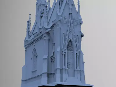 Halloween Mausoleum 3 3D model