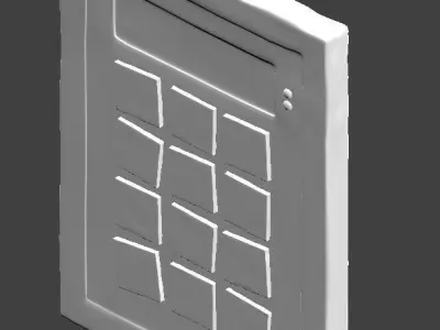 Code Lock 3D model purchase