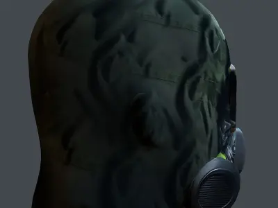 Helmet 3d model military combat Military Low-poly Low-poly 3D model 4